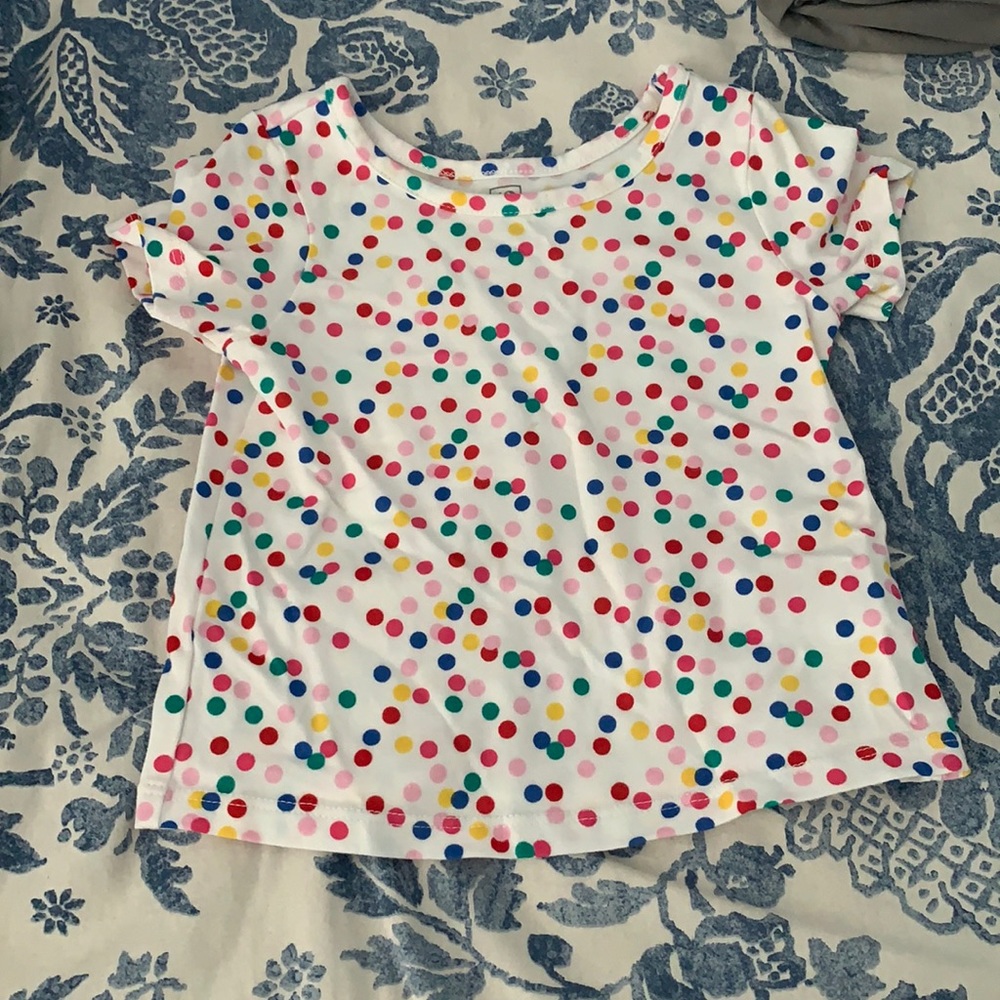 18M Rainbow Polk-a-Dot T-shirt